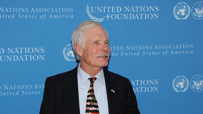 Ted Turner beim Global Leadership Dinner der United Nations Foundation im Waldorf Astoria, New York, am 18. November 2010
