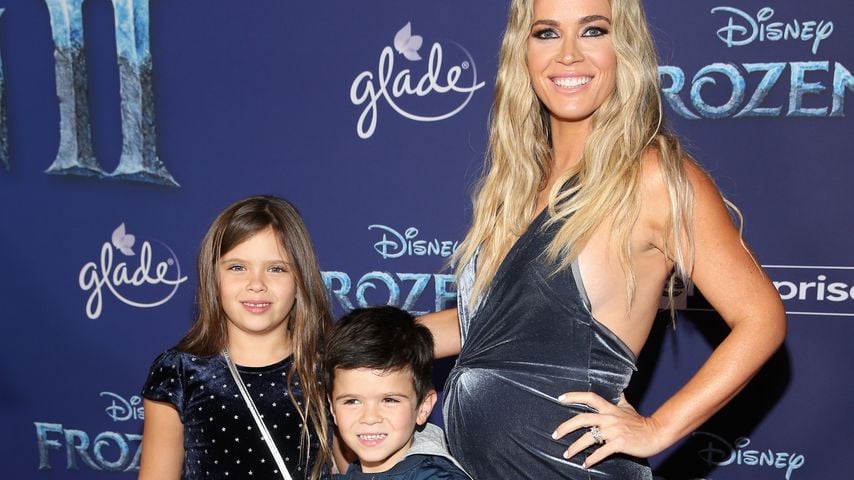 Teddi Mellencamp Arroyave mit ihren Kindern Slate und Cruz, November 2019
