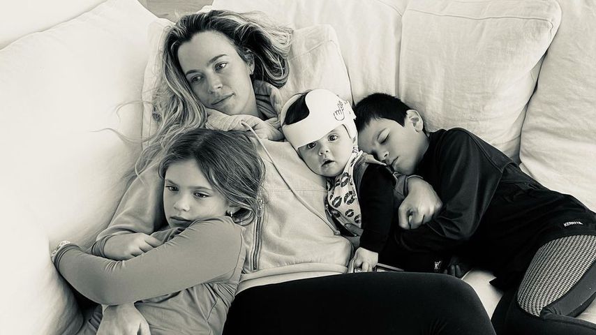Teddi Mellencamp Arroyave mit ihren Kindern Slate, Dove und Cruz