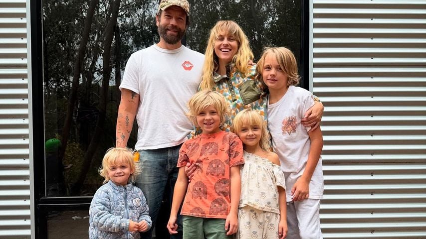 Teresa Palmer mit ihrer Familie