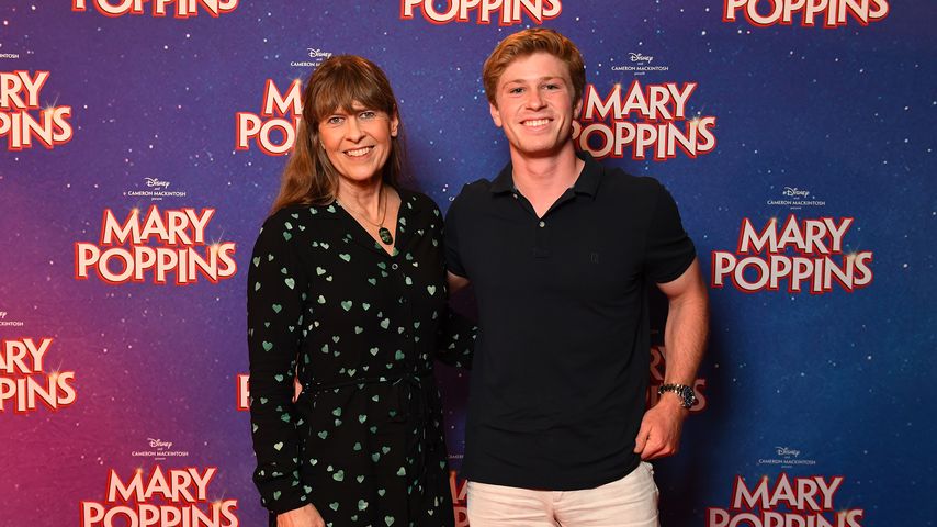 Terri Irwin mit ihrem Sohn Robert im Oktober 2022