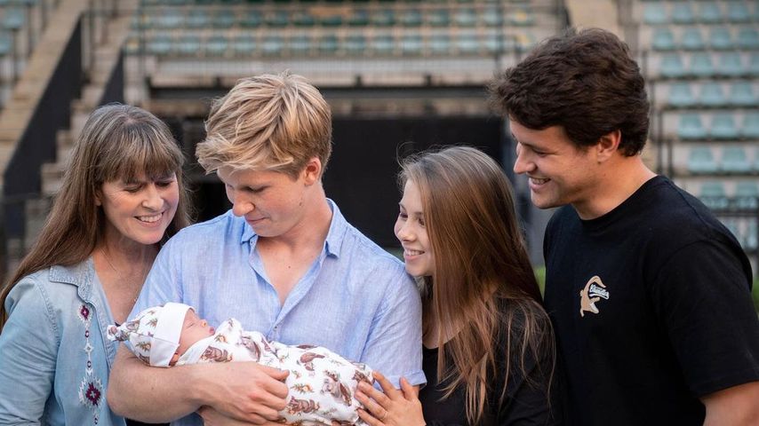 Terri, Robert, Grace und Bindi Irwin mit Chandler Powell