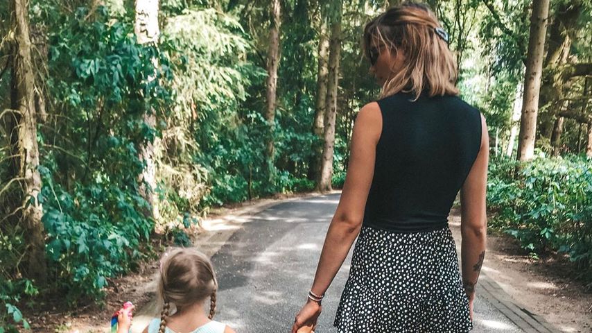 Tessa Bergmeier mit Tochter Lucy
