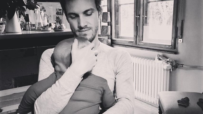 Thaddäus Meilinger mit seinem mittleren Sohn