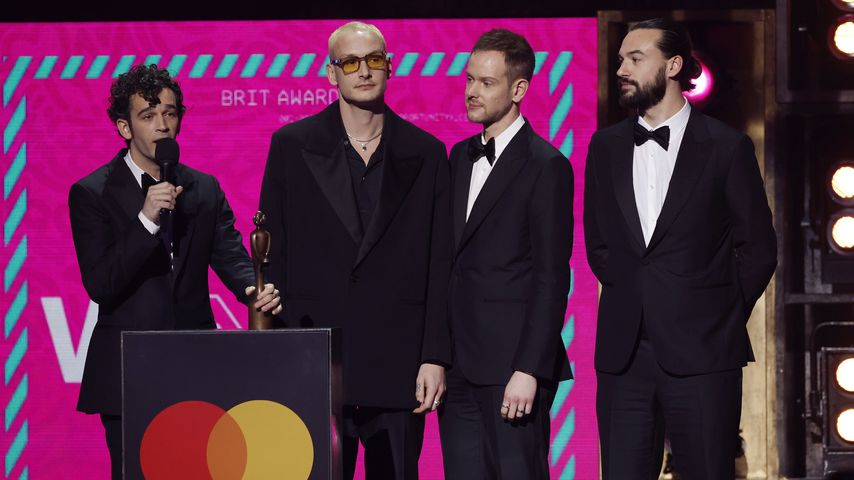 Matty Healy, George Daniel, Adam Hann und Ross MacDonald von The 1975