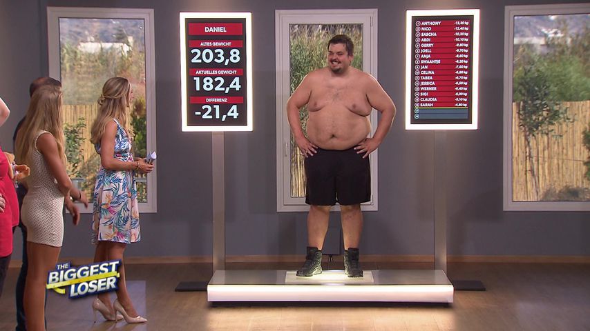 21,4 Kilo runter: Daniel knackt Rekord bei "Biggest Loser"