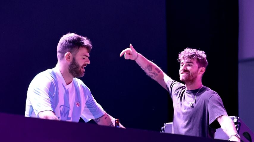 The Chainsmokers performen im Rahmen eines Events in New York City