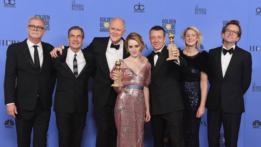 Die "The Crown"-Macher und Darstellerin Claire Foy bei den Golden Globe Awards