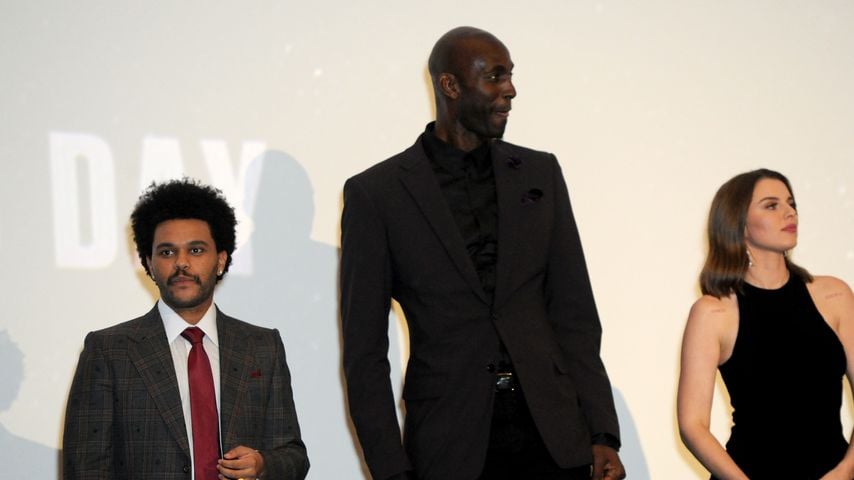 The Weeknd, Kevin Garnett und Julia Fox bei der "Uncut Gems"-Premiere in Hollywood im Dezember 2019