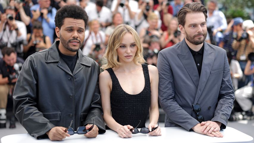 The Weeknd, Lily-Rose Depp und Sam Levinson im Mai 2023