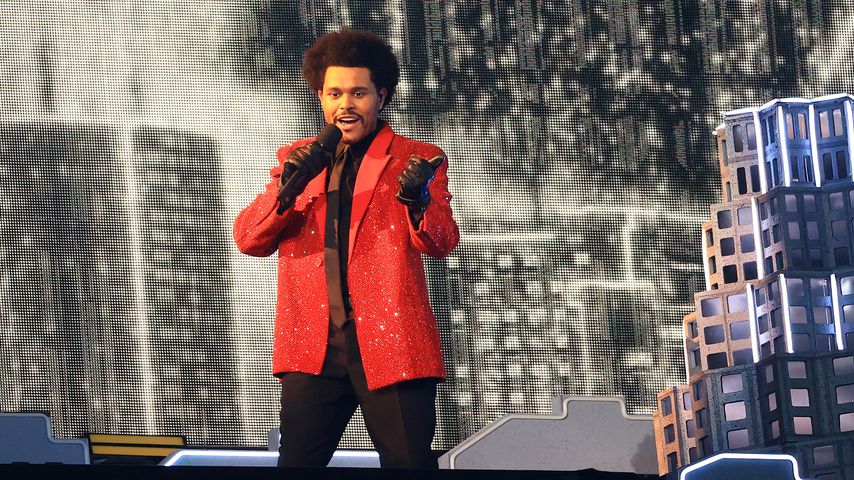 The Weeknd bei der Super Bowl Halftime Show, 2021