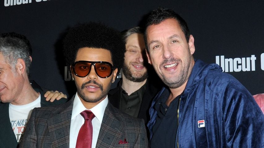 The Weeknd und Adam Sandler bei der "Uncut Gems"-Premiere in Hollywood im Dezember 2019