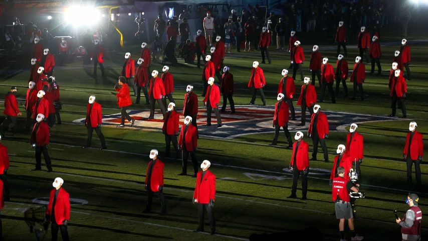 Sänger The Weeknds Super-Bowl-Performance