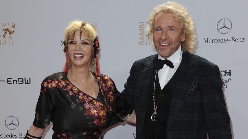 Thea und Thomas Gottschalk 2011 in Wiesbaden