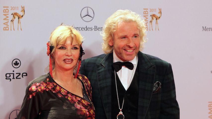 Thea und Thomas Gottschalk, November 2011 in Wiesbaden