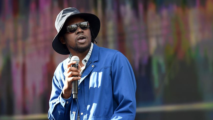 Theophilus London auf einem Festival, 2015