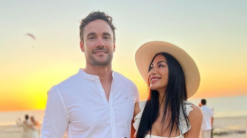 Thom Evans und Nicole Scherzinger im April 2022