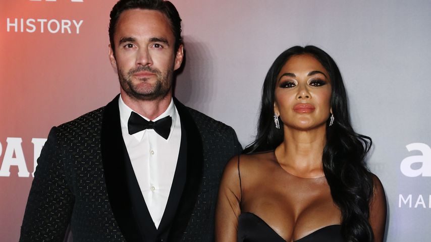 Thom Evans und Nicole Scherzinger bei dem amfAR-Event, Filmfestspiele Venedig 2021