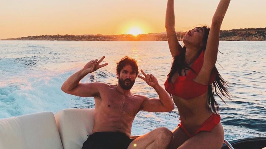 Thom Evans und Nicole Scherzinger im Juni 2020