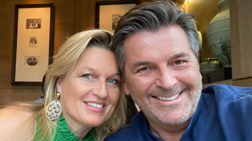 Thomas Anders und seine Frau Claudia im Juli 2021 in Bayern