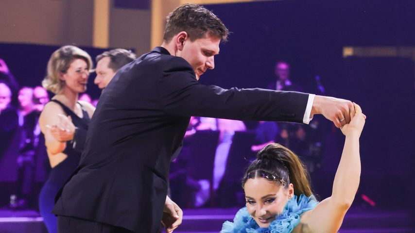 Thomas Dreßen und Kristina Vogel bei dem 53. Ball des Sports im Februar 2024