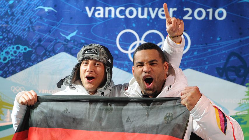 Thomas Florschütz und Richard Adjei bei den Olympischen Winterspielen 2010