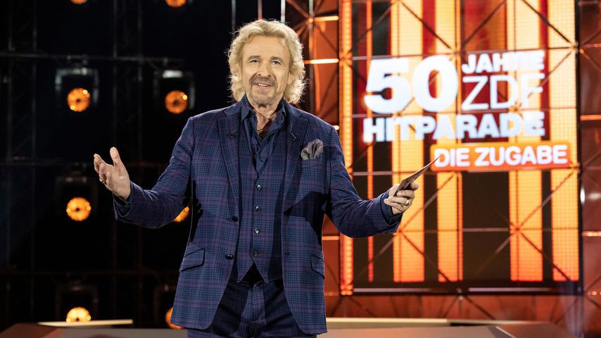 Thomas Gottschalk bei "50 Jahre ZDF-Hitparade – die Zugabe"