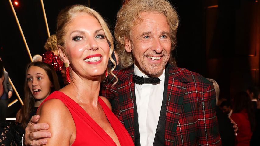 Thomas Gottschalk mit seiner Freundin Karina Mroß