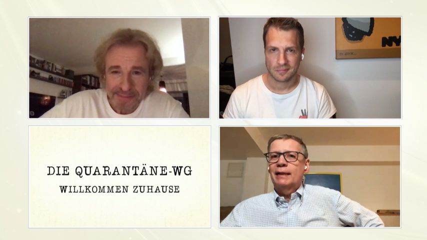 Thomas Gottschalk, Oliver Pocher und Günther Jauch bei "Die Quarantäne-WG"