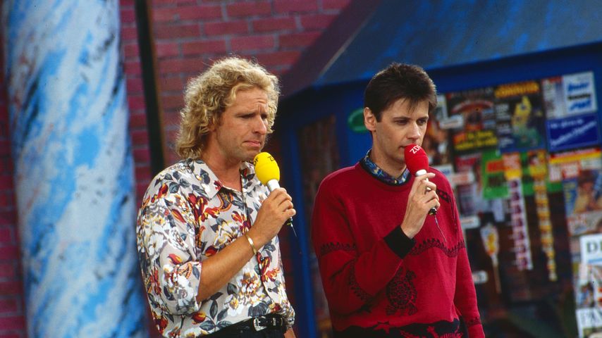 Thomas Gottschalk und Günther Jauch, 1989