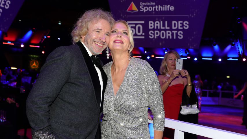 So süß schwärmen Thomas Gottschalk und Freundin voneinander