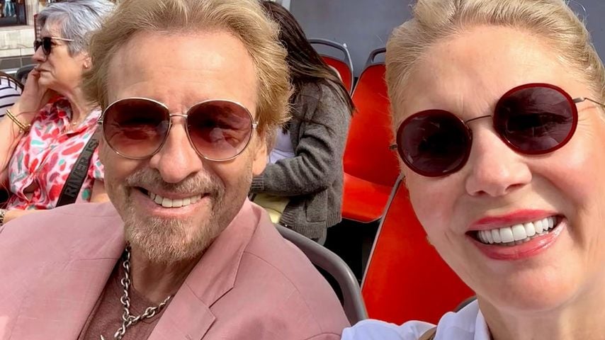 Thomas Gottschalk und Karina Mroß in London, August 2025