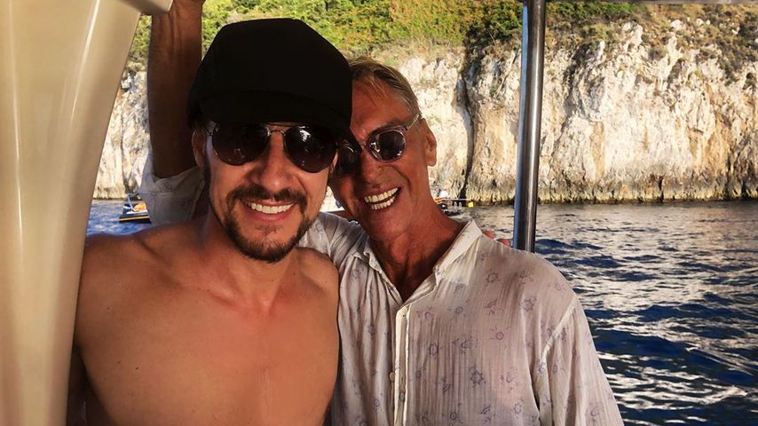 Thomas Hayo und Wolfgang Joop im August 2019 auf Capri