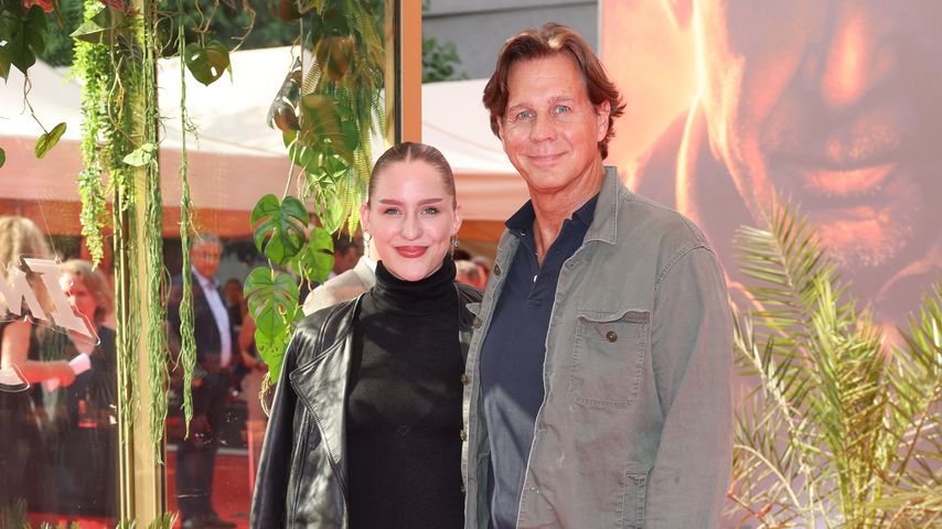 Thomas Heinze und seine Tochter Lucille, Juni 2023