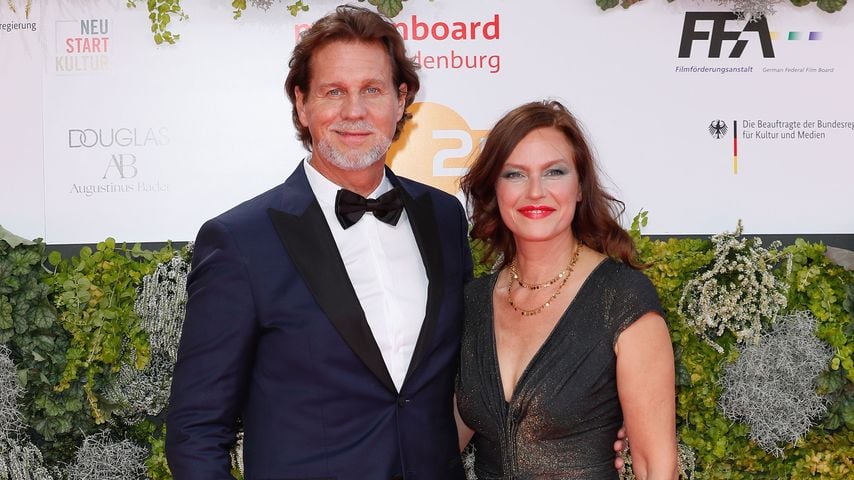 Thomas Heinze und seine Ex-Frau Nina Kronjäger, Oktober 2021