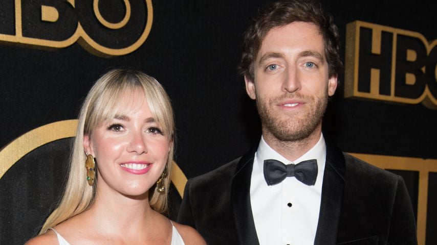 Mollie Gates und Thomas Middleditch bei den Emmy Awards