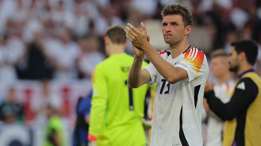 Thomas Müller nach dem verlorenen EM-Spiel gegen Spanien