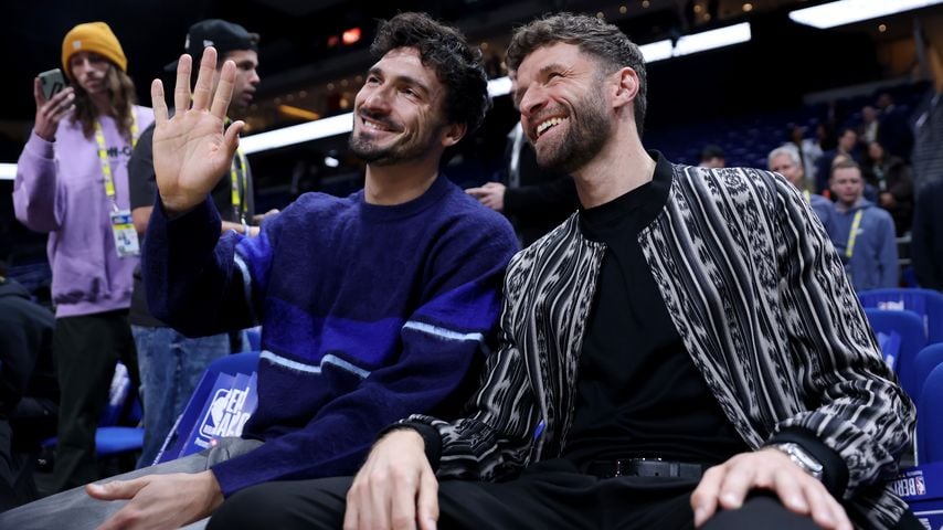 Mats Hummels und Thomas Müller besuchen gemeinsam NBA-Spiel