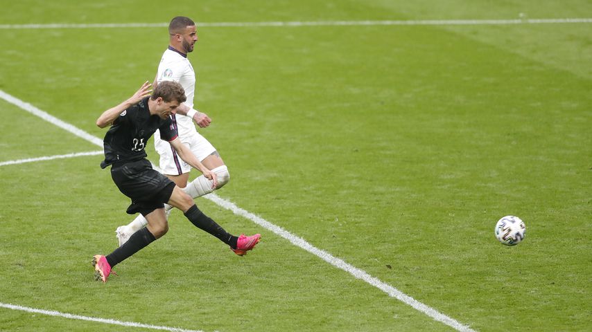 Thomas Müller während der Fußball-Europameisterschaft im Jahr 2021
