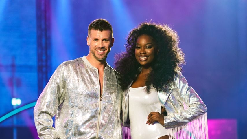Thomas Rupprath und Linda Nobat bei "Skate Fever – Stars auf Rollschuhen"