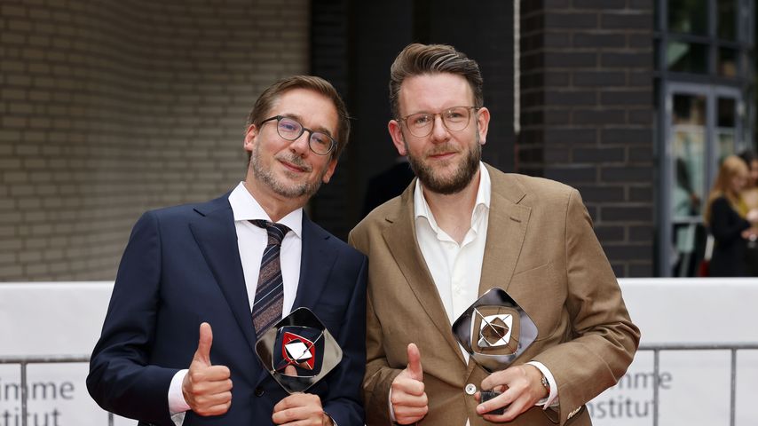 Thomas Schmitt und Jakob Lundt beim Grimme-Preis, 2022