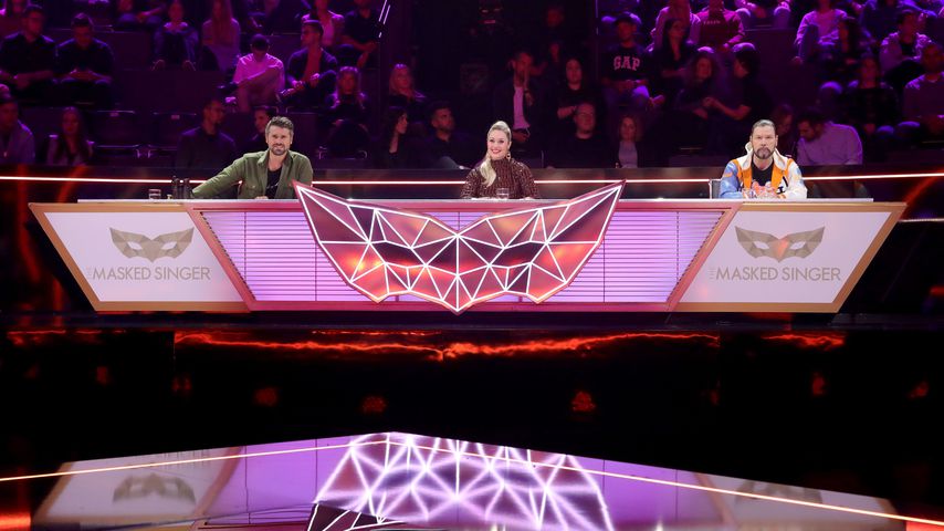 Thore Schölermann, Ruth Moschner und Rea Garvey bei "The Masked Singer" 2021
