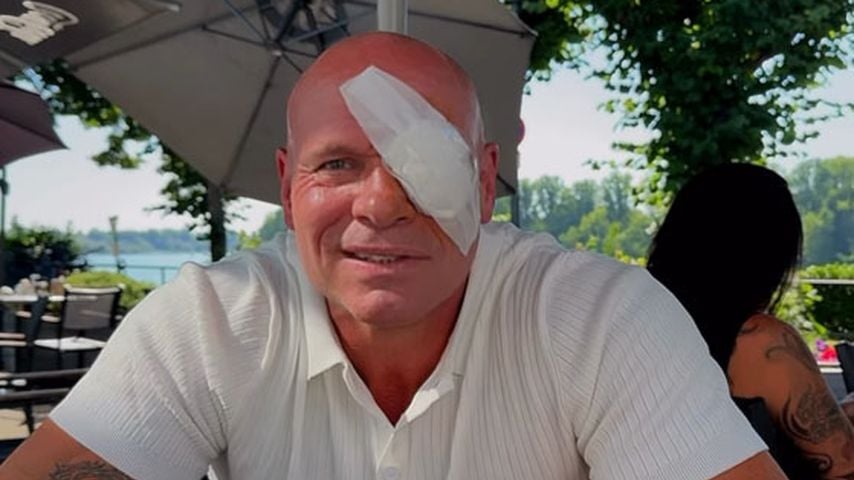 Mit Nicos Hilfe: Thorsten Legat hat Augen-OP gut überstanden