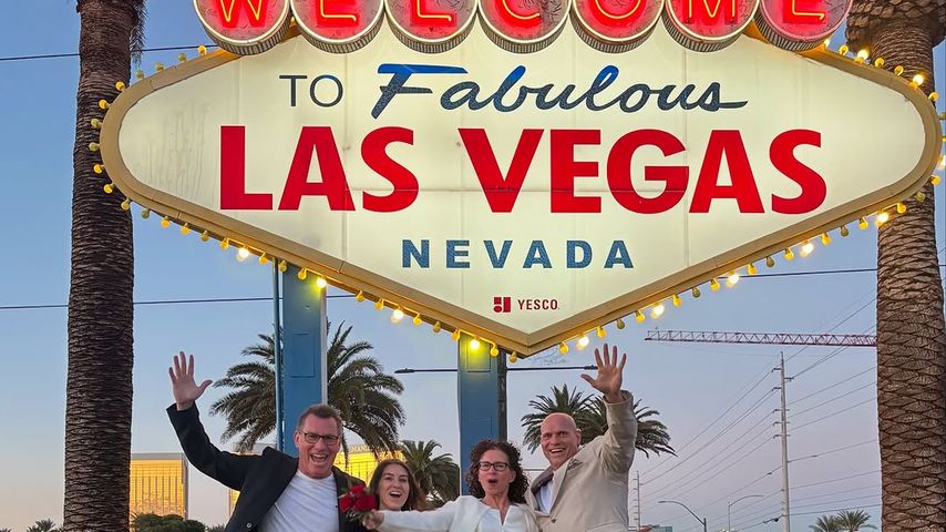 Thorsten Legat mit Frau Alexandra, Hochzeit in Las Vegas