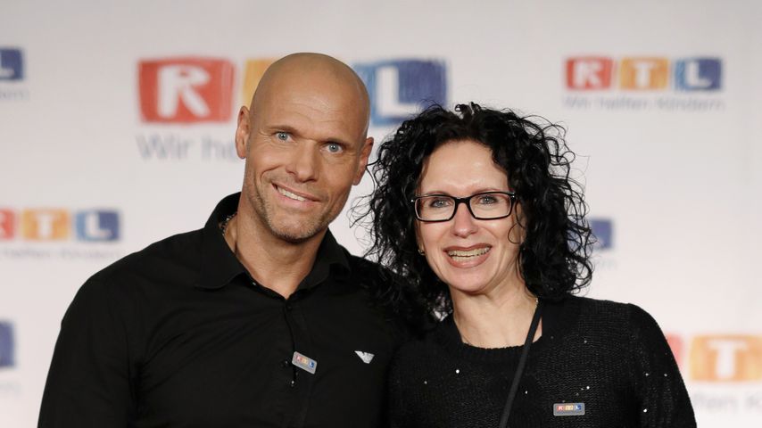 Thorsten Legat mit seiner Frau Alexandra im November 2016