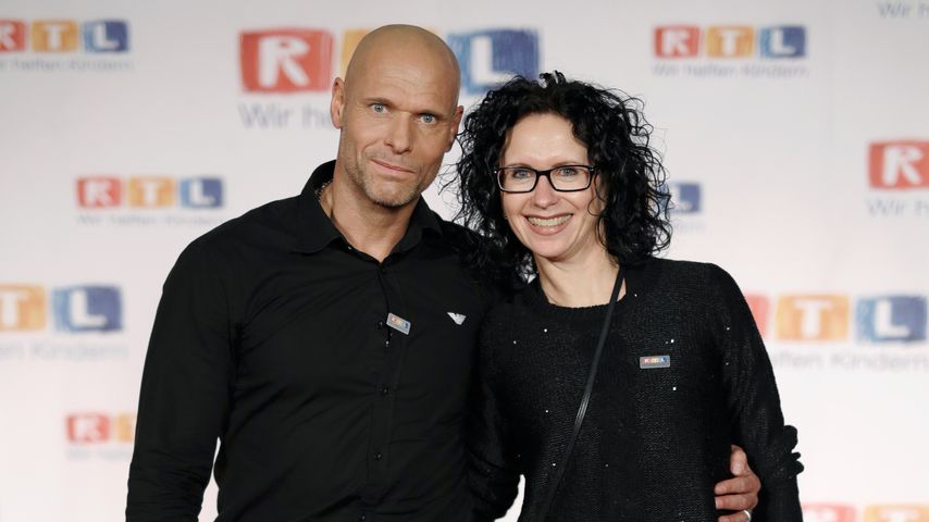 Thorsten Legat, Ex-Fußballer, mit seiner Frau Alexandra
