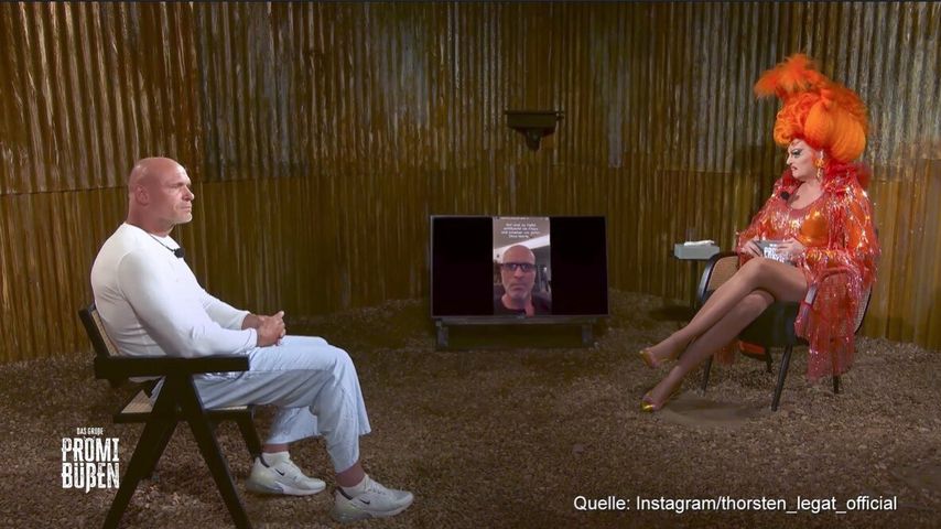 Thorsten Legat und Olivia Jones bei "Das große Promi-Büßen"