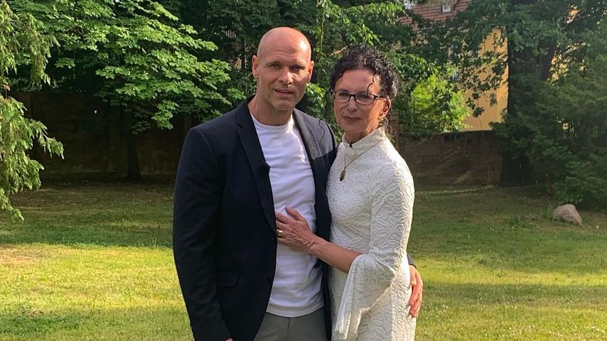 Thorsten Legat, Ex-Fußballer, mit seiner Frau Alerxandra
