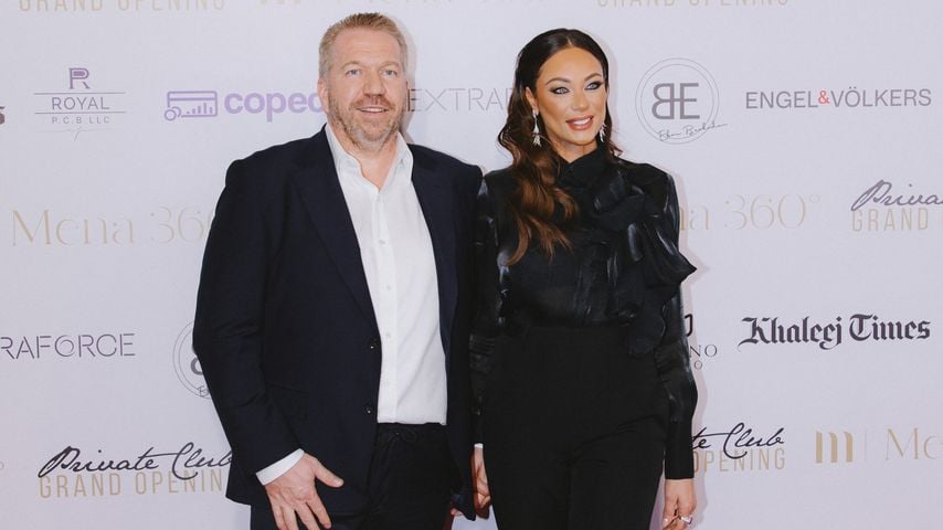 Fußballagent Thorsten Weck und Model Lilly Becker