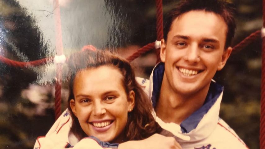 Throwback-Foto von Natascha Ochsenknecht und ihrem Bruder Ingo Robin Wierichs